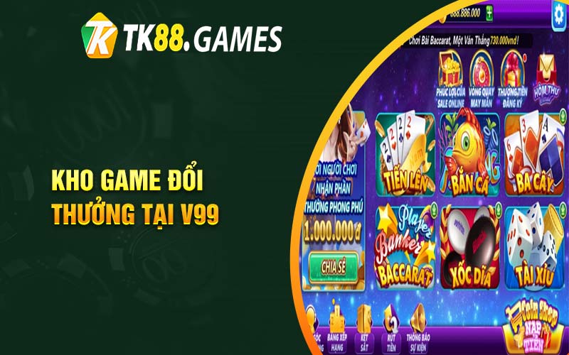 Kho game đổi thưởng tại V99